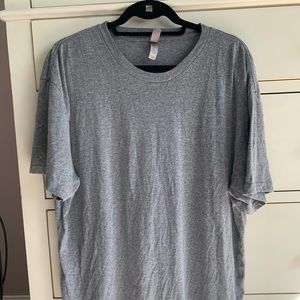 Men's next level apparel gray t-shirt